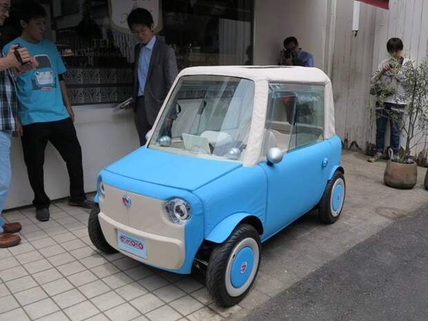 Японцы создали супер-легкий электромобиль авто, факты