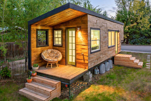 Маленький деревянный домик, в котором хотел бы жить каждый.