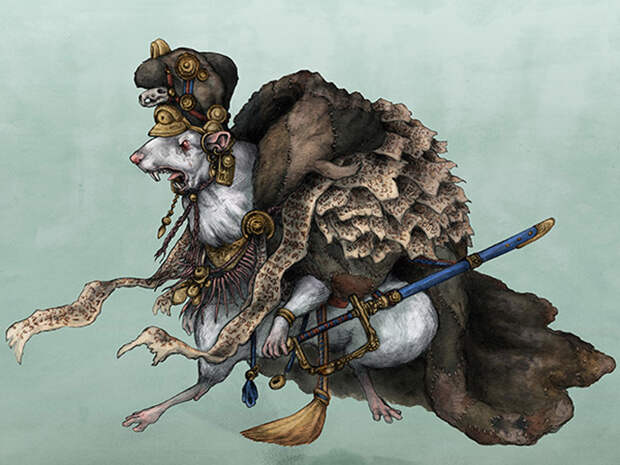 Крысиный король: средневековое существо, которое соединяется из нескольких крыс