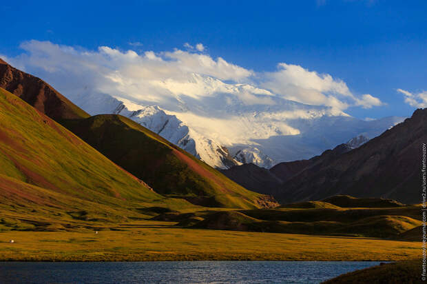 Природа Киргизии с высоты: Тулпар-Кёль