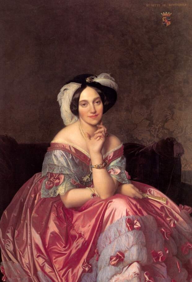 Баронесса Ротшильд - Жан Огюст Доминик Энгр (1848, частное собрание, Париж)