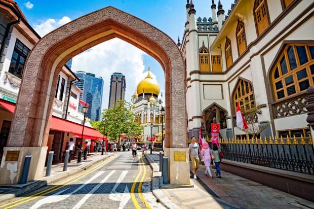 Сингапур. Arab Street и мечеть.