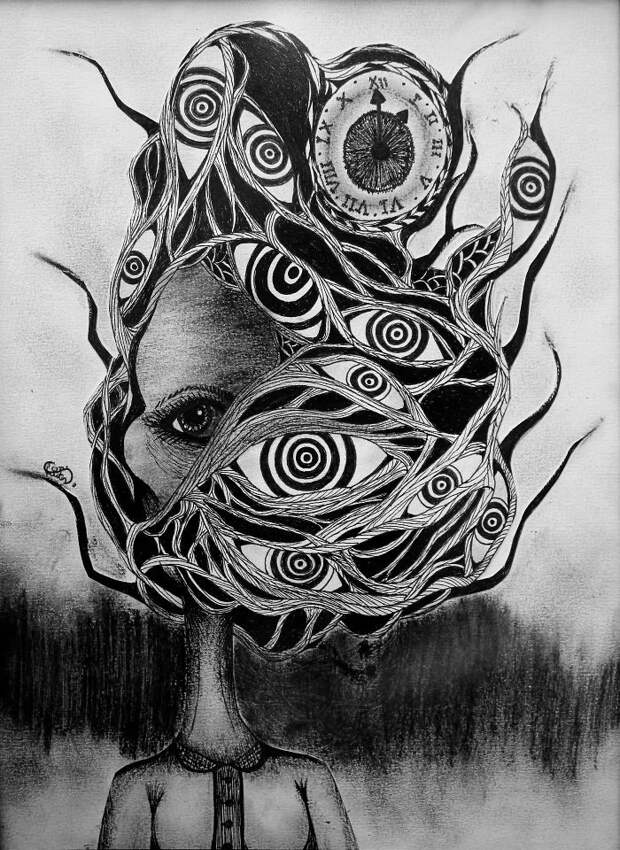 Жуткие рисунки Coni Fuentes
