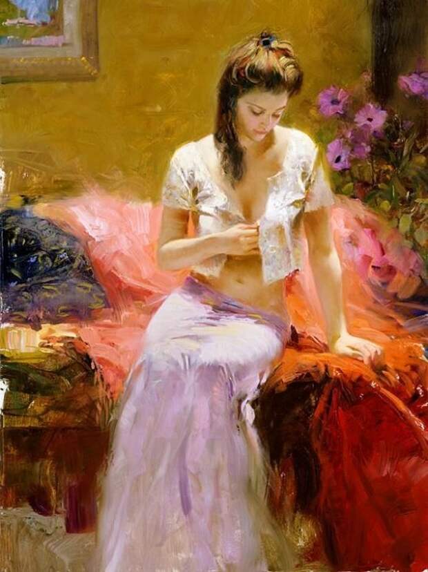 Романтическая живопись от Pino Daeni. Романтическая живопись от Pino Daeni.