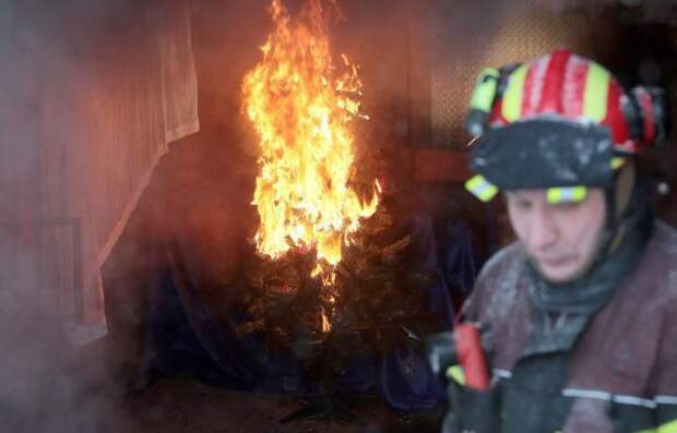 В Красноярске с начала года произошло 84 пожара