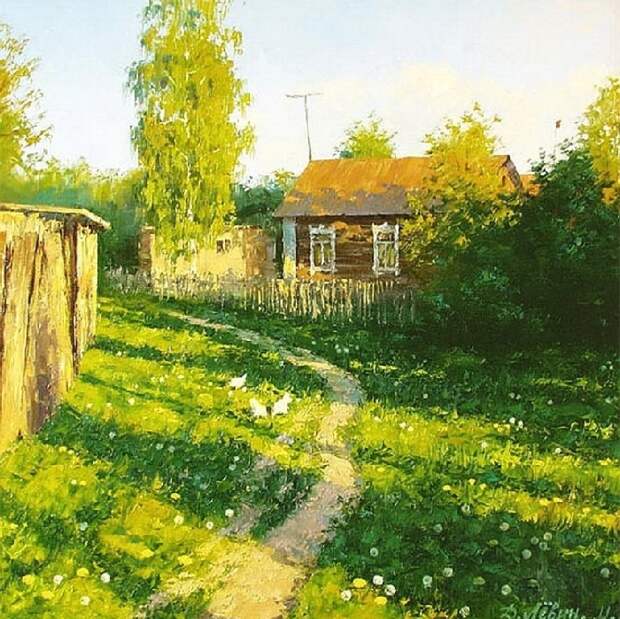 Весна в деревне. Май. Автор: Дмитрий Левин. Весна в деревне. Май. Автор: Дмитрий Левин.
