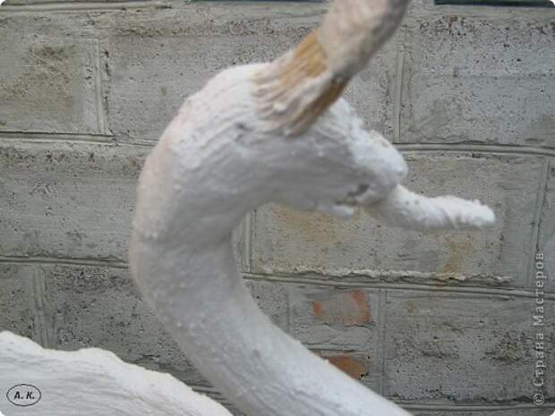 Мастер-класс, Скульптура Лепка: Лебедь-кашпо. ч. ІІ. Фото 7
