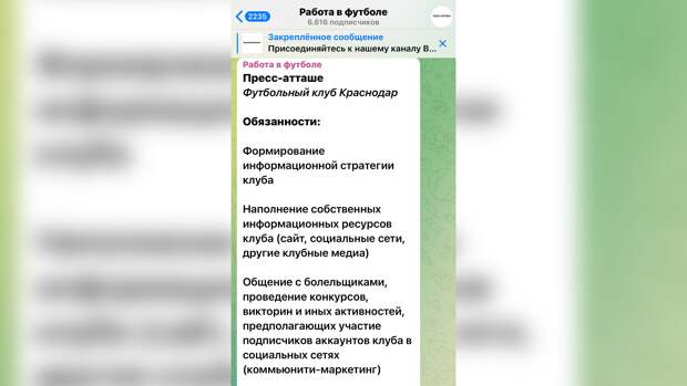 ФК "Краснодар" ищет пресс-атташе по объявлению