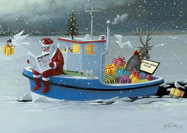 Рождественские вести. Автор: Gerhard Gluck.