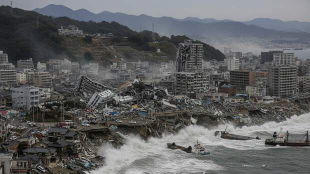 В Японии вырос риск землетрясения магнитудой 8 в течение недели