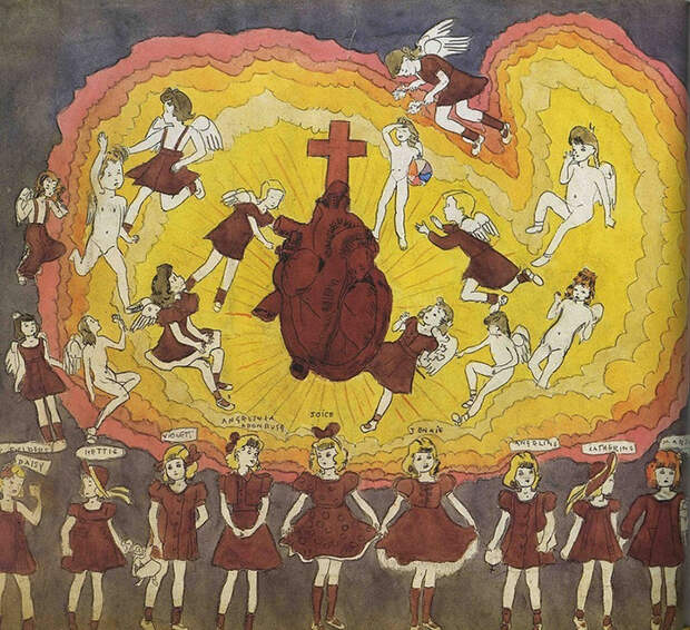 Рисунок Генри Дарджера.