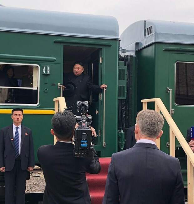 В апреле этого года корейский вождь Ким Чен Ын прибыл во Владивосток на своем бронепоезде. Фото: GLOBAL LOOK PRESS