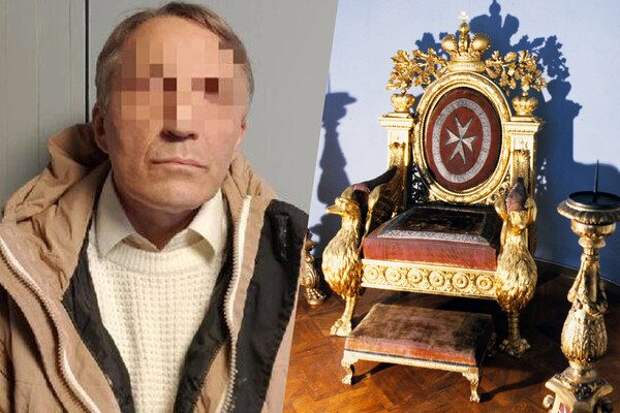 Суд обязал посетителя Эрмитажа заплатить за порчу трона Павла I. Селфи за 850 тысяч