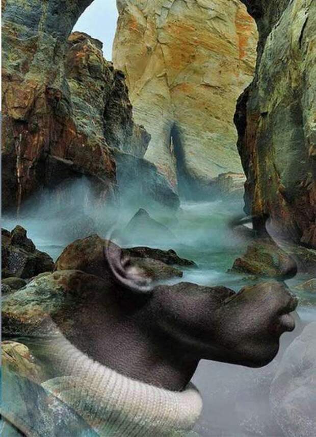 Разноцветные скалы. Автор: Antonio Mora.