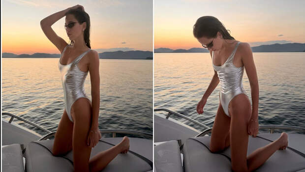 Набрала три кило? Молодая невеста Лепса снялась на яхте в сверкающем купальнике