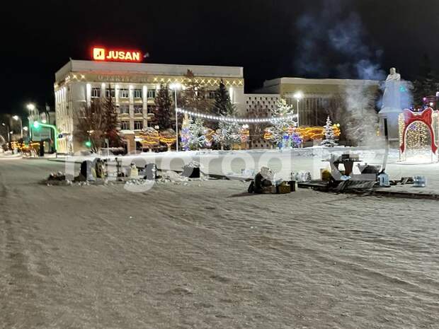 Демонстрантов разогнали с площади Абая в Уральске