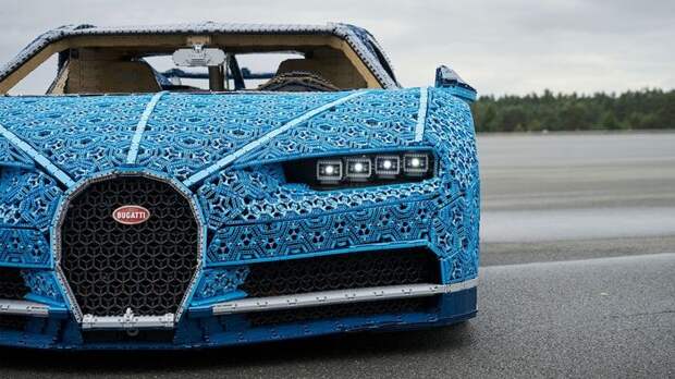Компания Lego построила полноразмерную копию гиперкара Bugatti Chiron, на которой можно ездить Новости, Авто, LEGO, Конструктор, Bugatti, Круто, Фотография, Видео, Длиннопост