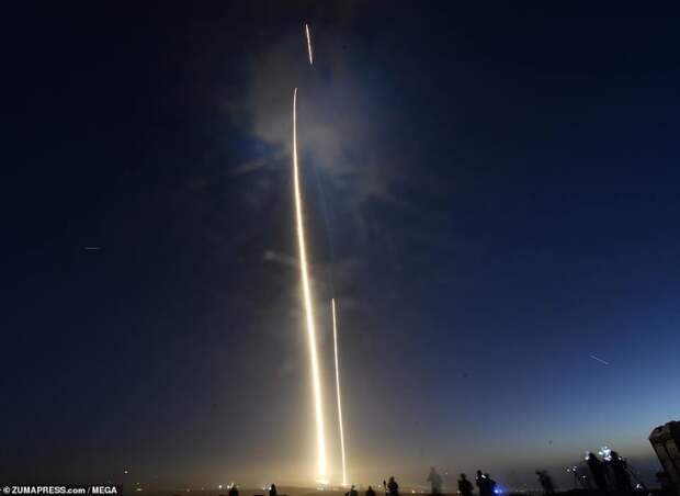 Видео: запуск Falcon 9 и успешное приземление первой ступени в Калифорнии Falcon 9, space x, ynews, Илон Маск, запуск, космос, наука, ракета-носитель