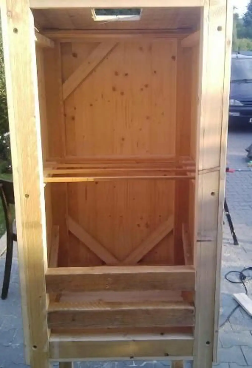 размер коптильного шкафа из дерева для холодного копчения