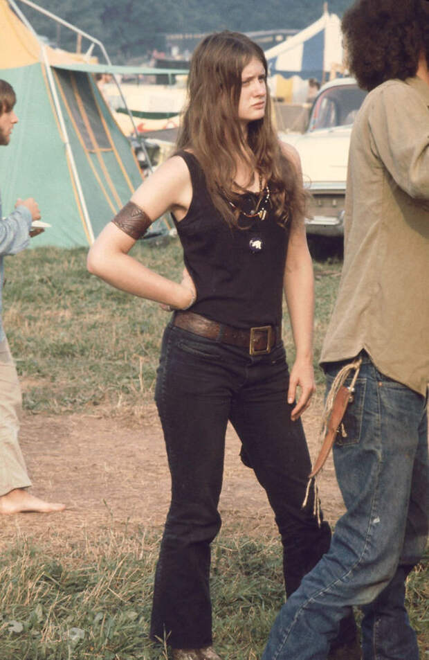 Фотографии девушек с фестиваля "Вудсток" 1969 года дают понять, откуда взялась мода наших дней вудсток, мода, хиппи, шестидесятые