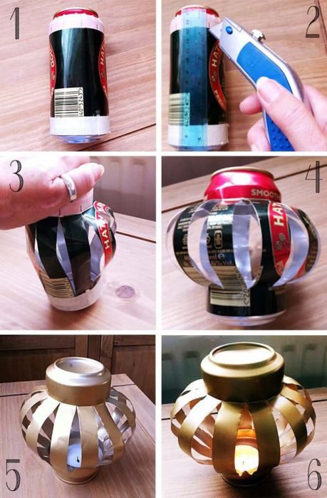 Украшения дома из ненужных вещей