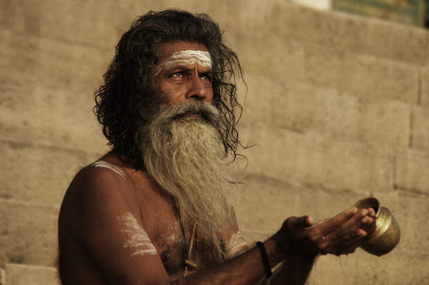 садху-индус, Варанаси (Индия). Фото / Sadhu. Photo