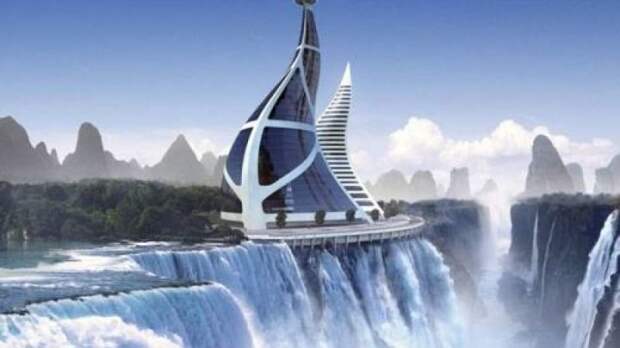 И немного из высотной архитектуры будущего. ГЭС архитектура, интересное, концептуальные фантазии, фабрик аидей