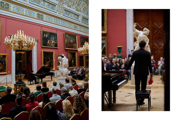 Выступление Давиде Ранальди в Эрмитаже в рамках фестиваля Pianissimo