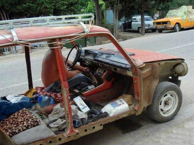 Зато не пешком.