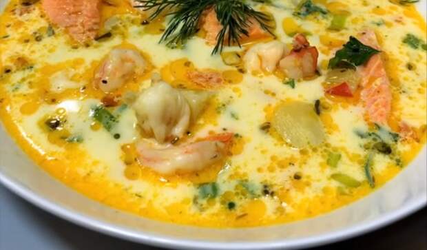 Душевный суп из морепродуктов: и в пир, и в мир