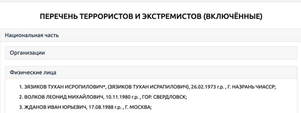 Соратников Навального Леонида Волкова и Ивана Жданова внесли в перечень террористов и экстремистов Росфинмониторинга