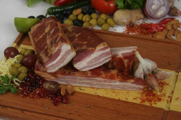 рецепт свиной грудинки