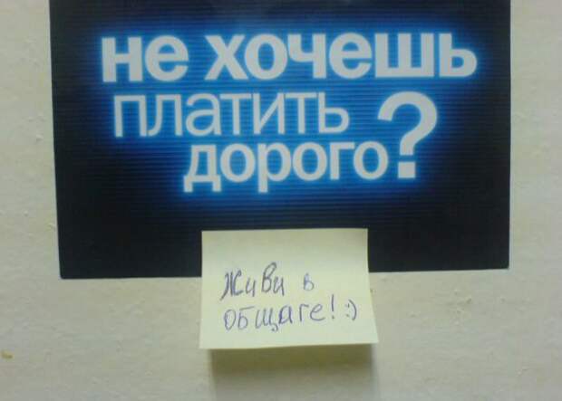 Дешево и весело! общежитие, прикол, студенты, юмор