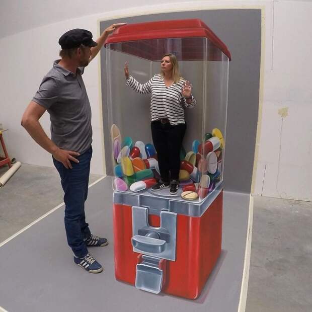 Невероятно реалистичные 3D-граффити (20 фото)