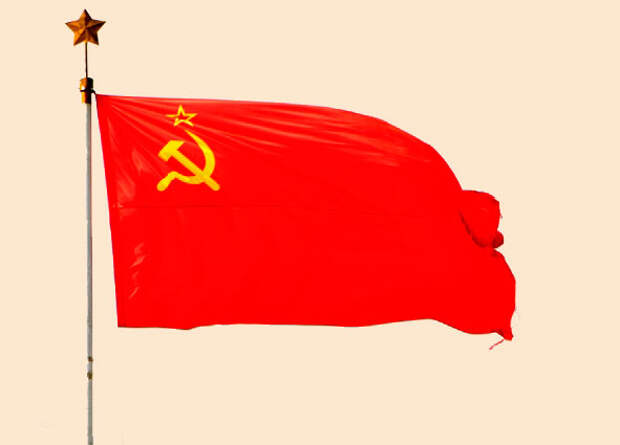 Флаг СССР по конституции 1936 года