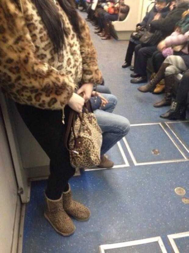 чудики из общественного транспорта, мода метро