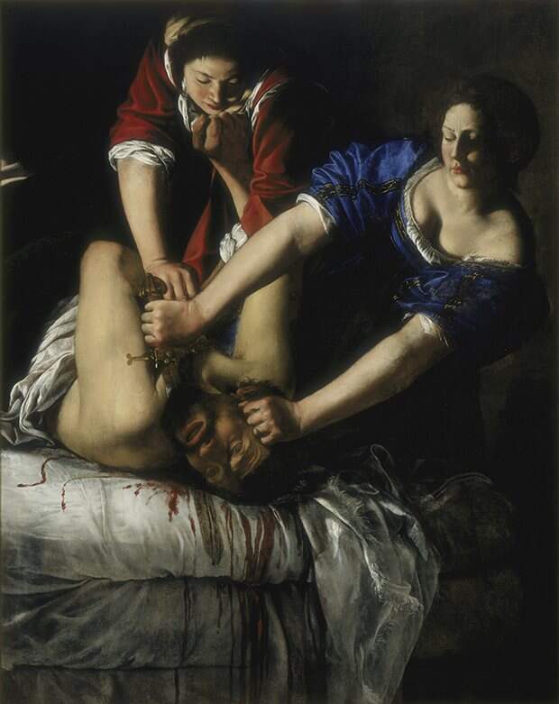 Judith and Holofernes (1612-21) by Artemisia Gentileschi.