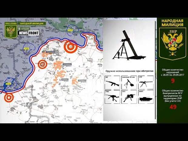 Карта обстрела лнр на сегодня