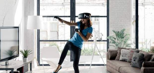 VR, виртуальная реальность, дом, танец