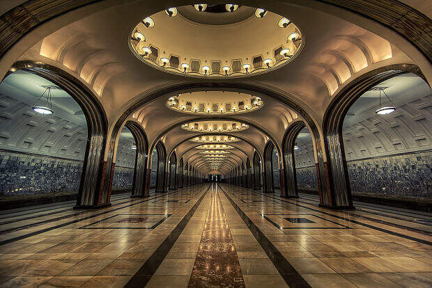 станция метро Маяковская, Москва