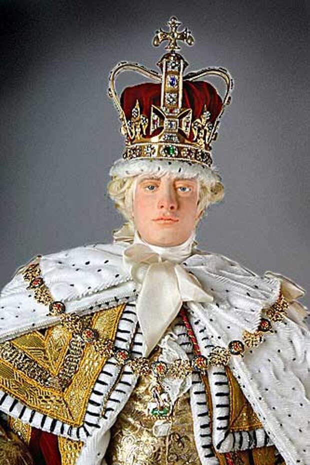 Портрет Георга III (Государственное одеяние) ака.  Георг III Англии, Джордж Уильям Фредерик из исторических деятелей Англии