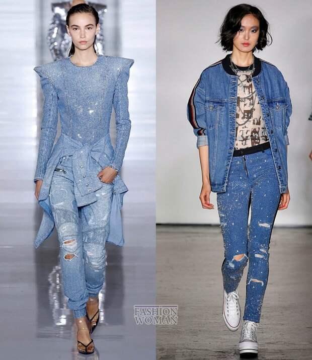 Модные джинсы весна-лето 2019 фото №12