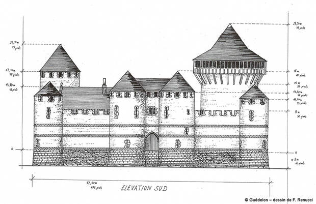 20 лет французы строили великолепный замок, используя методы Средневековья