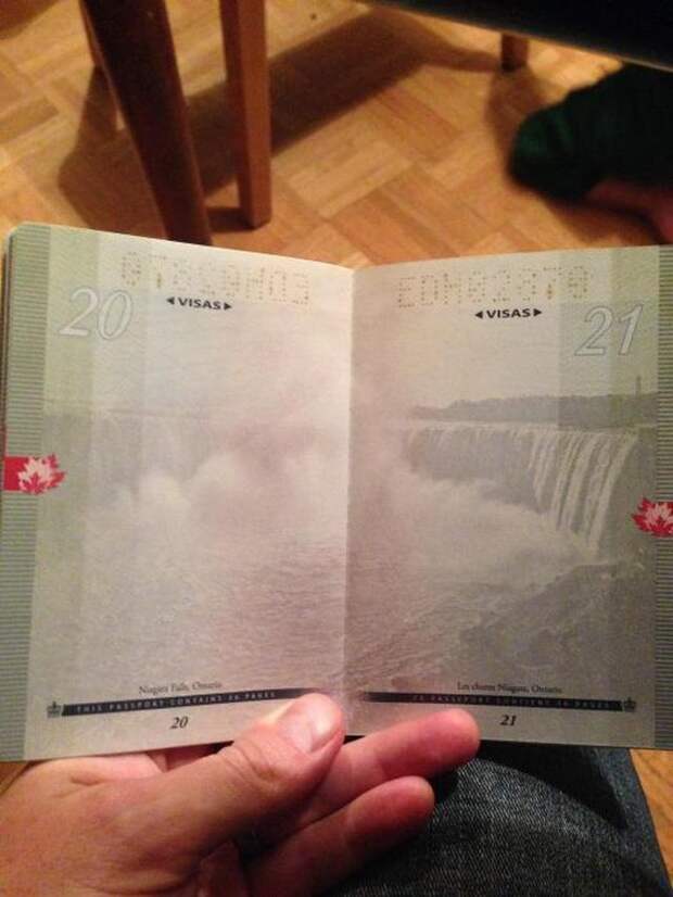 CanadianPassport11 Новый паспорт гражданина Канады в свете ультрафиолета
