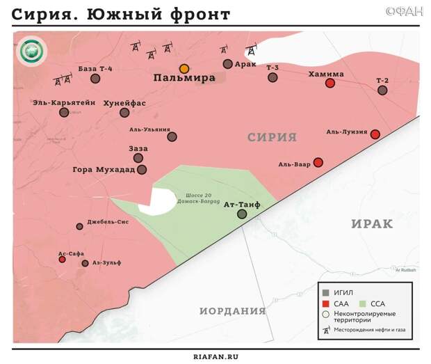 Карта военных действий — Хомс