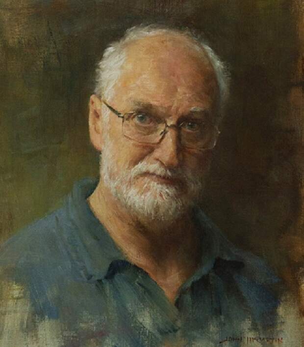 Автопортрет Джона Маккартина. Автопортрет Джона Маккартина.
