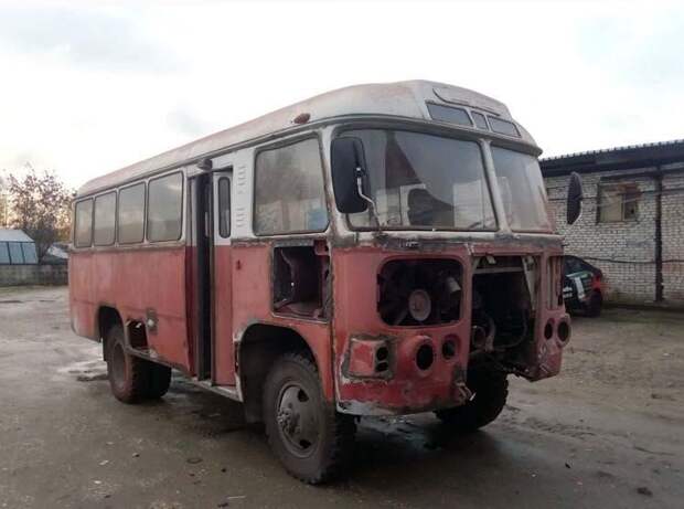 Восстановление полноприводного автобуса ПАЗ 3201-С авто, автобус, восстановление, олдтаймер, паз, реставрация, ретро авто
