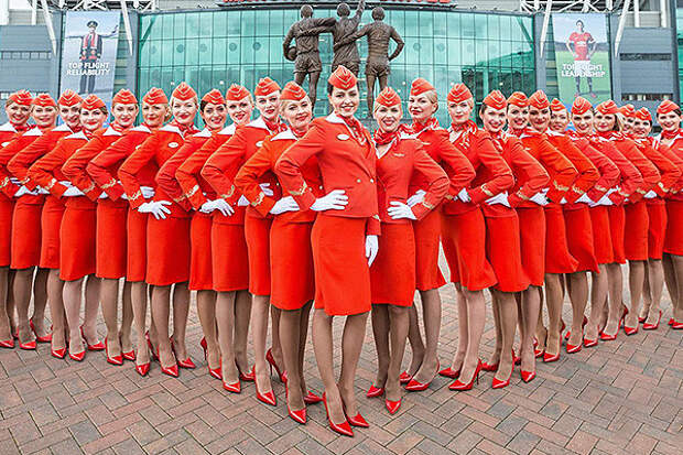 Стюардессы «Аэрофлота» признаны самыми стильными в Европе. аэрофлот, россия, факты, форма одежды