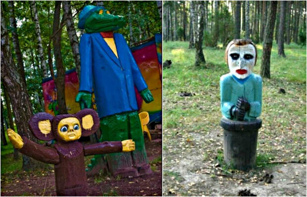 Счастливое детство глазами ЖКХ: 17 чудовищных скульптур, установленных на детских площадках