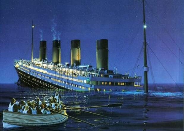 Пассажирский лайнер «Титаник».